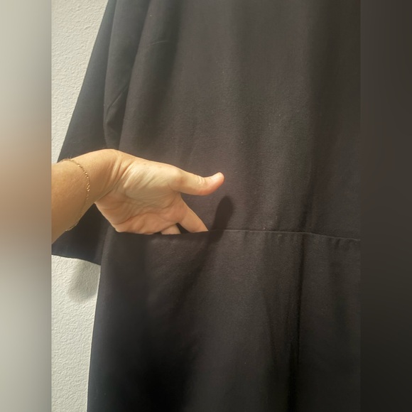 J. Crew Classic Black Long Sleeve Dress - Picture 2 of 13